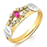 Anel de formatura em ouro 18k - Tafnes - Volpi Joias